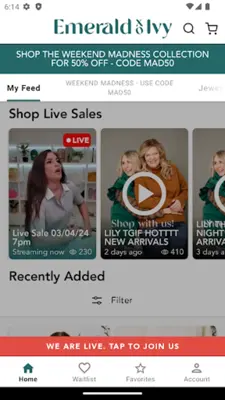 Emerald and Ivy android App screenshot 1